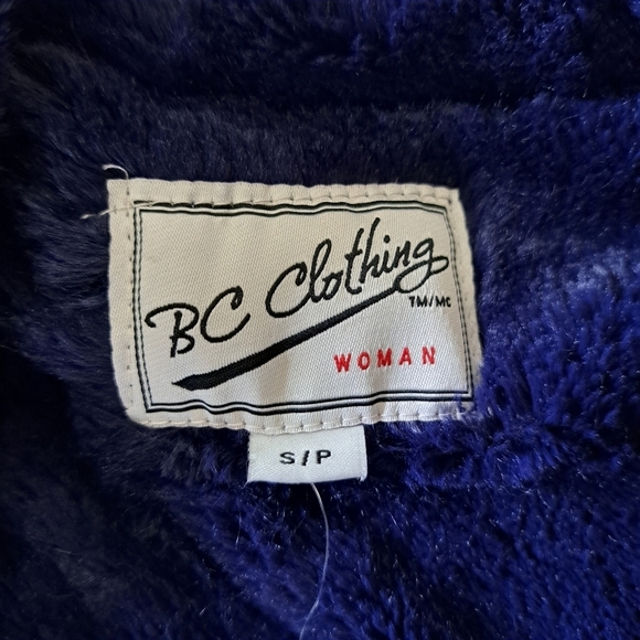 BC Clothing Company Lined Hoodie Women's Small Purple Lined Jacket - Picture 8 of 14